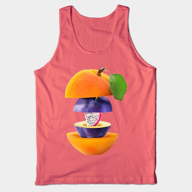 Apricot Plum Dragon Fruit Gifts Vegetarian Tank Top by BetterManufaktur